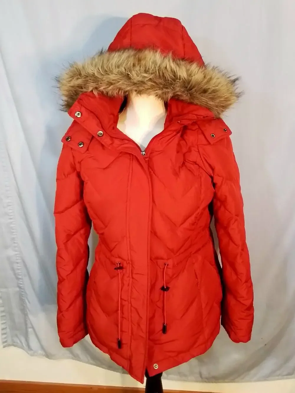 Kenneth Cole Reaction  red winter coat.